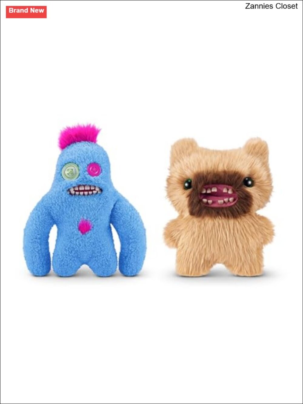Fuggler Hairy Fuggs 9-inch Series 1 Plush Toy Funny Ugly Monster